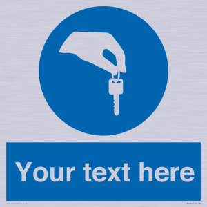 Custom Mandatory Keys Sign